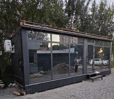 купить модульный дом: ПРОДАЕТСЯ 18квметРОВЫе модульное здание, выполненное в современном — 1