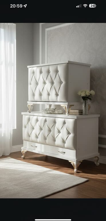 Диваны: Гарнитур для прихожей, Тумба, Самовывоз, цвет - Белый — 1