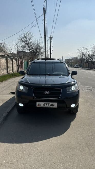 срочно продаю в связи с переездом: Hyundai Santa Fe: 2008 г., 2.7 л, Бензин, Внедорожник — 1
