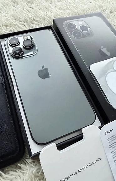 фото 3 на 4: IPhone 13 Pro, Новый, 256 ГБ, Черный, Зарядное устройство, Защитное стекло, Чехол, 94 % — 7