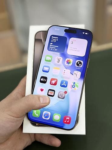 eos r: IPhone 16 Pro Max, Б/у, 512 ГБ, Desert Titanium, Коробка, 91 % — 3