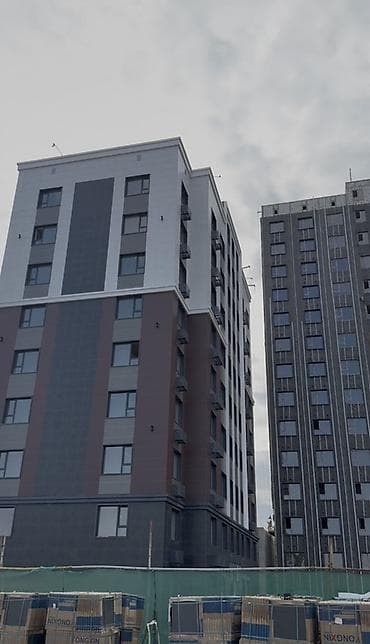 Продажа квартир: 1 комната, 38 м², Ошский мкр., Элитка, 6 этаж, ПСО (под самоотделку) — 2