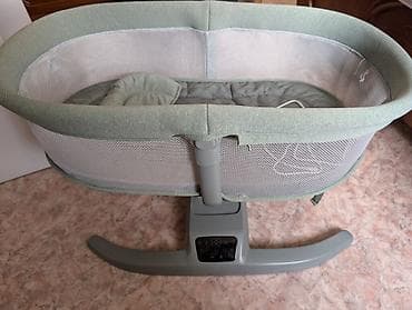 люльку: Детская колыбель-люлька с электронным укачиванием (новая) - Овальная — 1