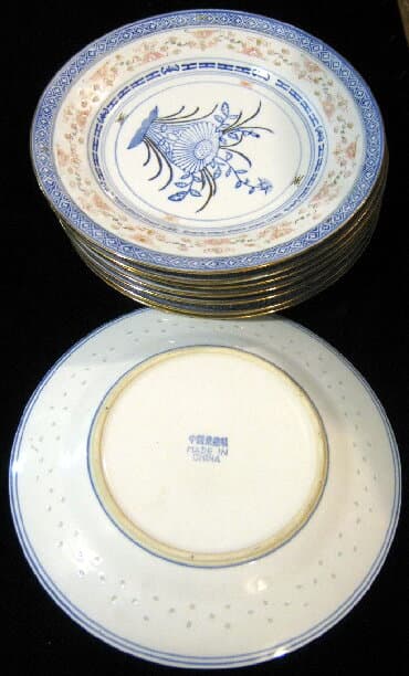 деревянные посуда: Китайский "рисовый" фарфор 1950-х гг.
Много различных предметов — 7