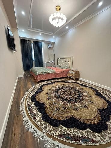rixos hall: 3 комнаты, 85 м², Калинина мкр., Элитка, 12 этаж, Дизайнерский ремонт — 7