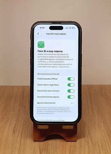 пк за 40 к: IPhone 14 Pro, Б/у, 128 ГБ, Черный, Зарядное устройство, Защитное стекло, Чехол, 98 % — 6