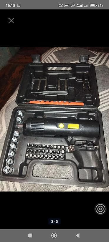 Даяр бизнес: Распродажа.Отвертка аккумуляторная и дюбеля для монтажного — 4