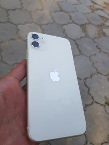 IPhone 11, 64 ГБ, White Titanium, Чехол, 72 %