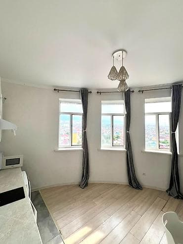 Квартиры: 2 комнаты, 60 м², Джал мкр (в т.ч. Верхний, Нижний, Средний) Индивидуалка, 13 этаж, Евроремонт — 9