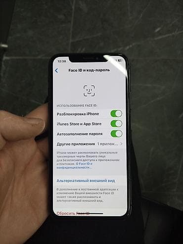 iphone ix: IPhone X, Б/у, 256 ГБ, Серебристый, Кабель, 100 % — 4