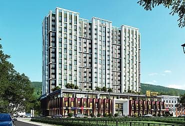 art square: 3 комнаты, 90 м², Элитка, 4 этаж, Готовая ПСО (под самоотделку) — 1