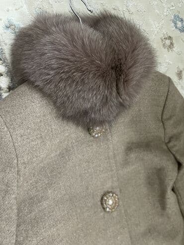 стильные вечерние платья больших размеров: Пальто, Классика, Осень-весна, Кашемир, По колено, S — 3