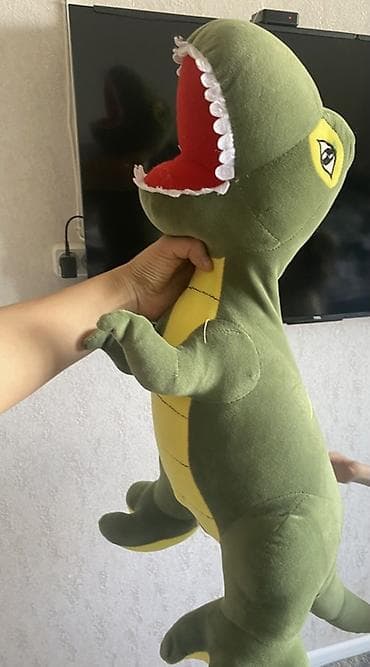 emo robot: Мягкая игрушка «Динозавр T‑Rex», большой - Материал: мягкий — 2