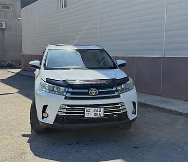 Toyota Highlander: 2018 г., 3.5 л, Автомат, Бензин, Кроссовер lalafo.kg да Toyota Highlander: 2018 г., 3.5 л, Автомат, Бензин, Кроссовер
