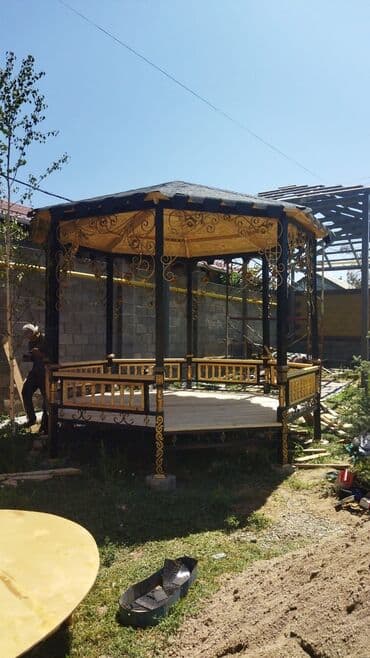 кровать качеля: Тапчан 3 x 3 x 3 м, Металл — 17