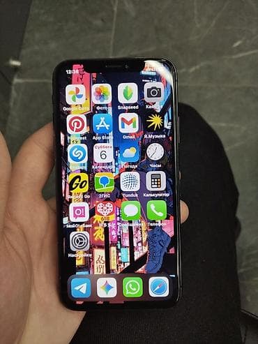 iphone ix: IPhone X, Б/у, 256 ГБ, Серебристый, Кабель, 100 % — 1