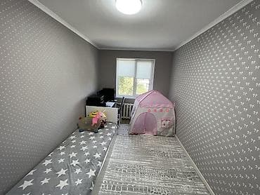 osh flat: 3 комнаты, 65 м², 6 мкр 104 серия, 4 этаж, Евроремонт — 6