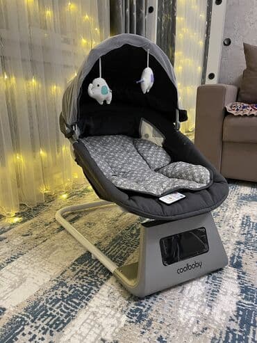 Унаа түрүндөгү керебеттер: Продам электронный шезлонг Coolbaby Почти новый, в отличном состоянии — 3