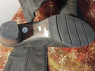 обувной: Листайте фото. САПОГИ НОВЫЕ- НАТУРАЛЬНАЯ КОЖА, НУБУК. Полусапожки — 7