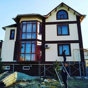 красивый и недорогой фасад дома: Фасад Утепление Текстура Декор за очень короткое промежуток времени — 7