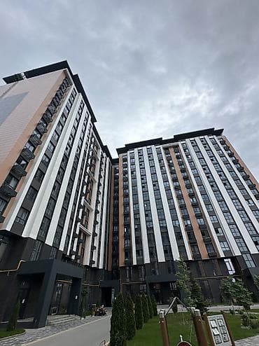 123: 2 комнаты, 83 м², Асанбай мкр Элитка, 14 этаж, ПСО (под самоотделку) — 1