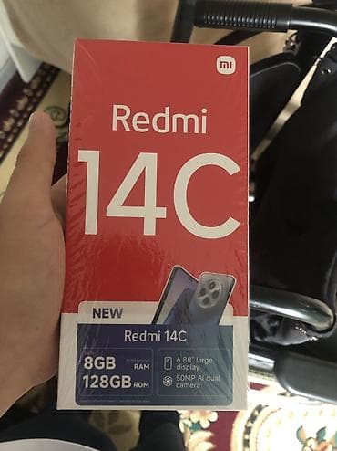 xiaomi массажер: Redmi, Redmi 14C, Б/у, 128 ГБ, цвет - Зеленый, 2 SIM — 8