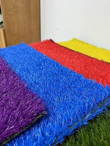 футболный газон: Искусственный газон .Газон . (ковровое покрытие) ярких цветов — 4