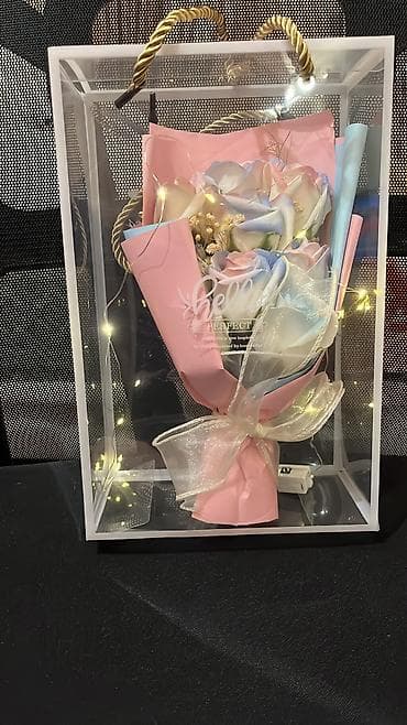 Канцтовары: Букет из роз Букет из мыльных роз 9 розочек из мыла Приятный запах — 4