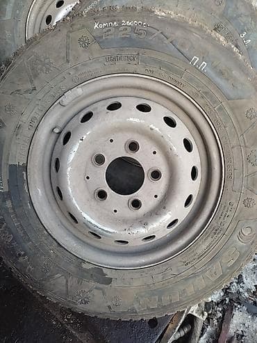 шины и диски на мерседес: Колеса в сборе R 15, Зима, Б/у, Комплект, Грузовики/Автобусы, Железные, отверстий - 5 — 3