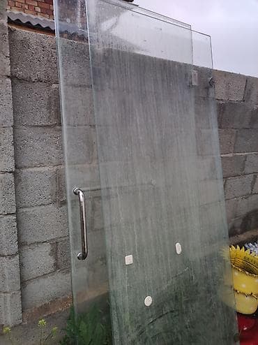 Стеклянная дверь из закалённого стекла - Полотно из прозрачного