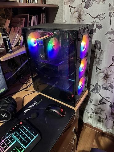 компьютер игровой: Компьютер, ядер - 6, ОЗУ 16 ГБ, Игровой, AMD Ryzen 5, NVIDIA GeForce RTX 3060, SSD — 2