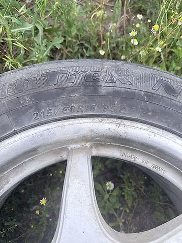 летние шины в рассрочку: Колеса в сборе 215 / 60 / R 16, Зима, Б/у, 1 шт, Легковые, Литые, отверстий - 8 — 2