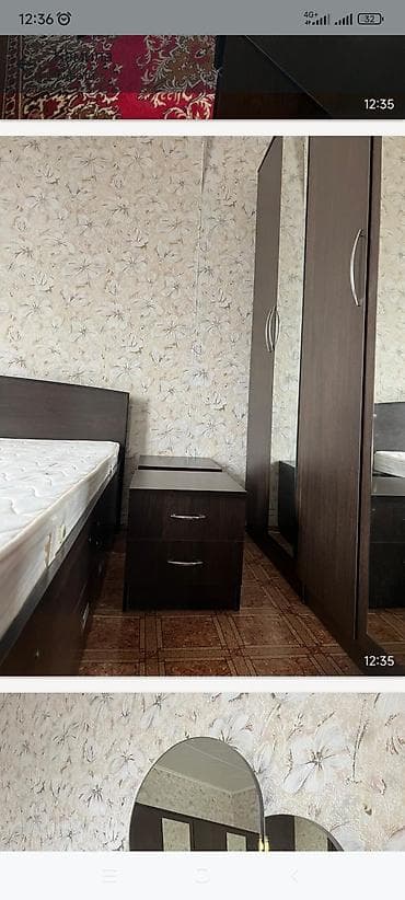 Комоды для одежды: Спальный гарнитур в темном венге Состав комплекта: полный комплект и — 3