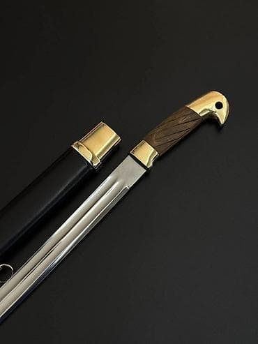 коллекционная: Шашка казачья в ножнах - Тип: шашка с изогнутым клинком, полуторная — 2