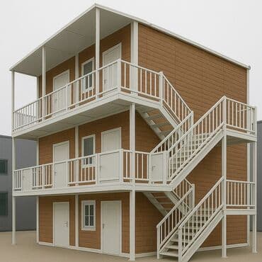 дом с теплым бассейном: Модульный Дом 6×3м — для жизни, работы и отдыха! 📏Площадь 18 м² 🧱 — 11