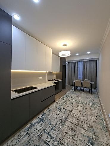discovery studio: 1 комната, 42 м², Асанбай мкр Элитка, 2 этаж, Евроремонт — 1