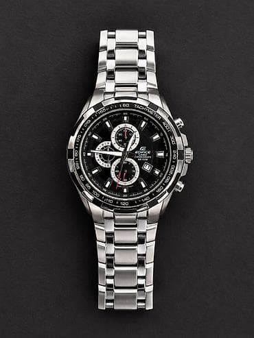 coros pace 3: CASIO Edifice Chronograph WR 100M — мужские кварцевые часы с функцией — 2