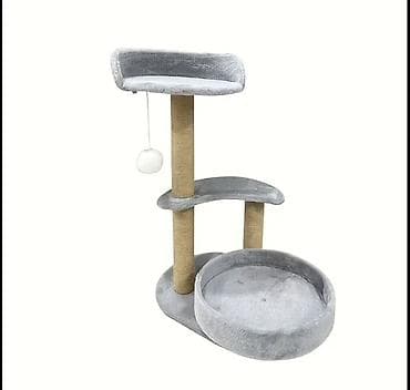 Когтеточка-домик для кошек, многоуровневая - Конструкция: 3 уровня — at lalafo.kg Когтеточка-домик для кошек, многоуровневая - Конструкция: 3 уровня —