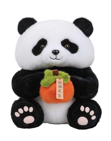 🐼 Мягкая игрушка Панда с мандарином 🍊45см Очаровательная плюшевая