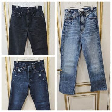Классные фирменные женские джинсы, 3 пары разного кроя, ZARA