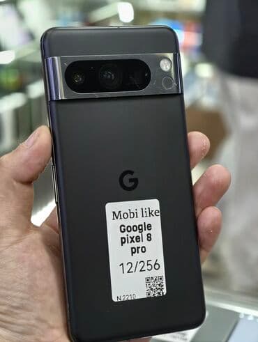 Google Pixel 8 Pro, Б/у, 256 ГБ, цвет - Черный, 2 SIM