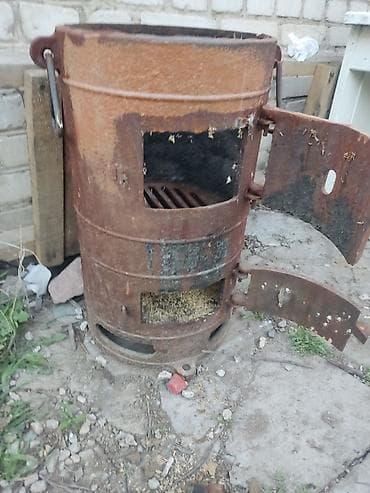 буржуйка на отработке: Продаётся,Металлическая печь-буржуйка цилиндрической формы.цена 8500 — 3