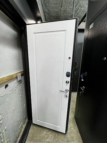 входная двустворчатая дверь: Двери для домов и квартир, Металлическая, Правосторонняя, цвет - Коричневый — 3