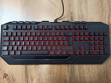 Техника жана электроника: Клавиатура, Мембрандык, Зымдуу туташтыруу, Өлчөмү: 100% — 7