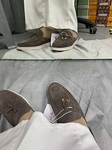 Лоферы, 35, 36, 37, Loro Piana, Новый, цвет - Бежевый, Самовывоз, Платная доставка — 2
