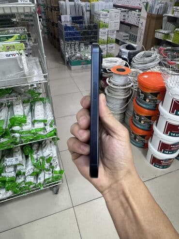 плойка тройная: IPhone 15 Pro, Б/у, 256 ГБ, Blue Titanium, Защитное стекло, Чехол, 89 % — 3