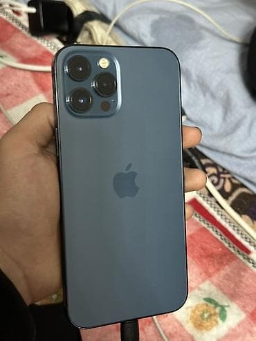 Apple iPhone: IPhone 12 Pro Max, Pacific Blue, Кабель — 1