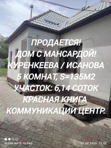 загородный дом с бассейном: Дом, 135 м², 5 комнат, Собственник, Старый ремонт — 1