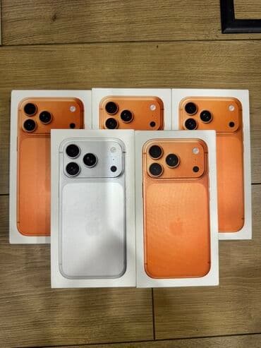 мобильные телефоны айфоны: IPhone 17 Pro, Новый, 256 ГБ, Оранжевый, Коробка, Кабель, 100 % — 3