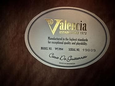 Гитары: Классическая гитара Valencia VC204 - Бренд/серия: Valencia — 3